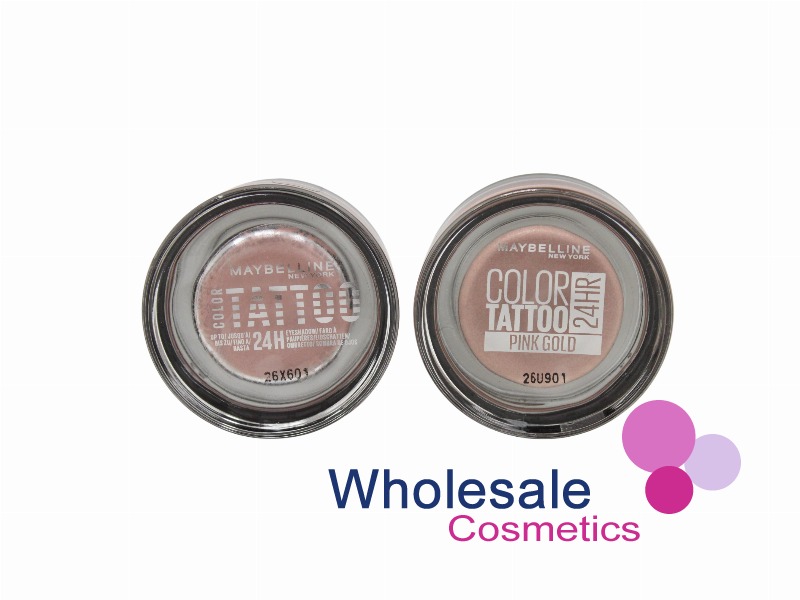 8 x Maybelline 24HR Color Tattoo Eyeshadow - 65 PINK GOLD